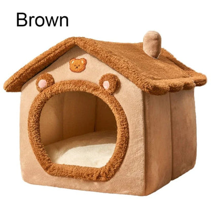 Cama de gato diseño casita
