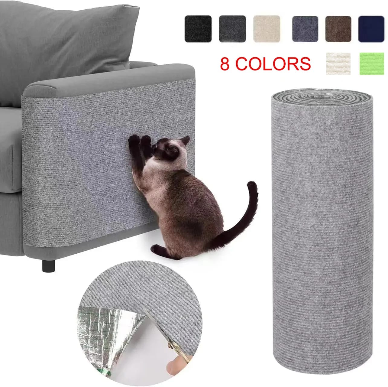 Protector sofá  sillon o pared universal, rascador de gatos , arañazos 