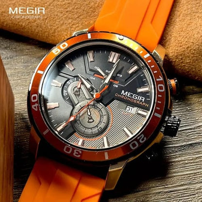 Reloj hombre Megir deportivo con cronografo 