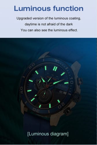 Reloj hombre Megir deportivo con cronografo 