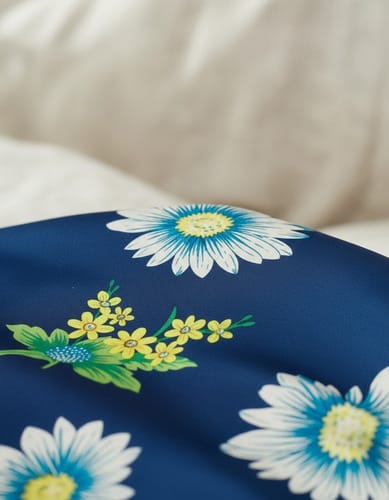 Vestido manga larga con flores grandes Capella