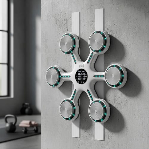 Máquina de Boxeo Musical Inteligente de Pared. Entrenador de Reacción para Adultos y Niños. Equipo de Gimnasio en Casa.