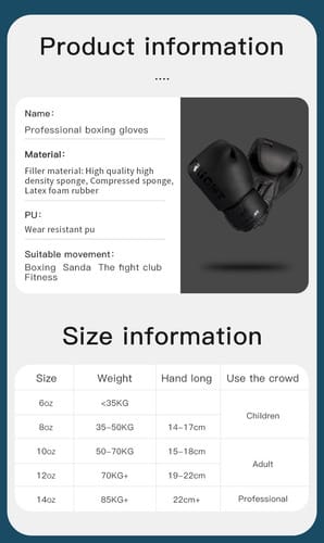 Guantes de boxeo Starlight 