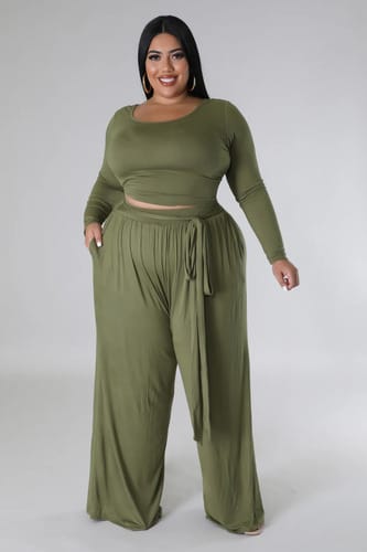 Conjunto dama TG pantalon y remera ML