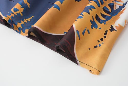 Maxivestido con lineas paisaje