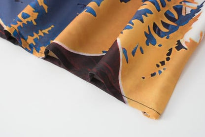 Maxivestido con lineas paisaje