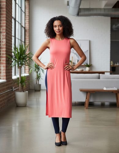 Remera larga Capella