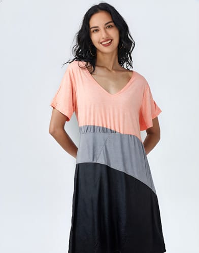 Vestido linea transversal