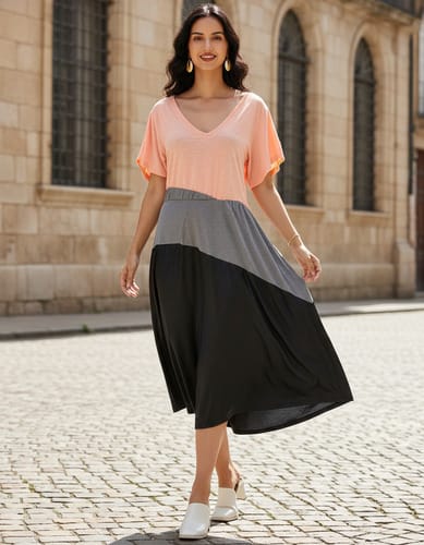 Vestido linea transversal