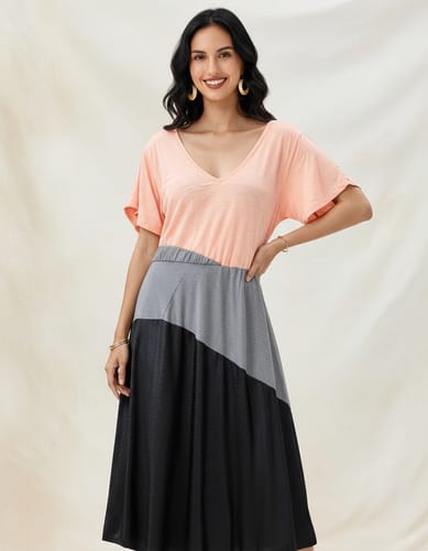 Vestido linea transversal