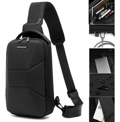 Mochila Aopin cruzada carga impermeable