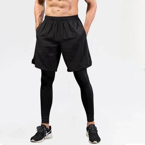 Short hombre con calentador largo Eco