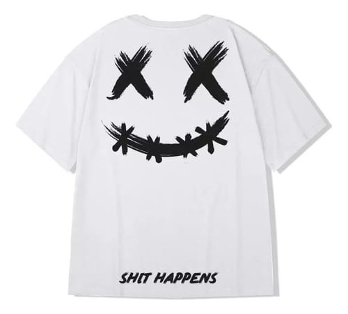 Remera Hombre MC oversize smile