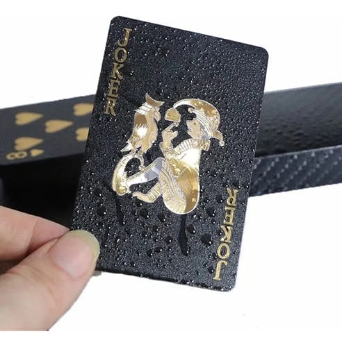 Cartas de pocker negras 