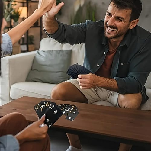 Cartas de pocker negras 