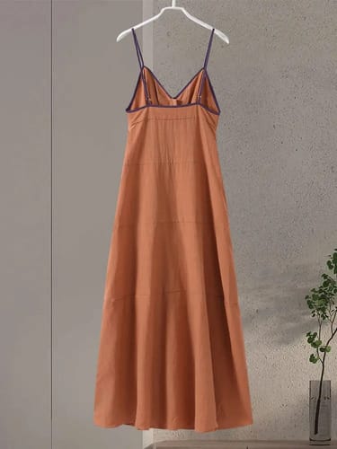 Maxivestido solera al cuerpo