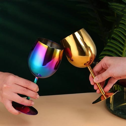 Copa de Vino Acero varios colores