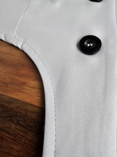 Conjunto dama  chaleco pico pantalon elefante con pretina