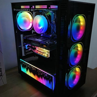 Placa de luz rgb para carcasa