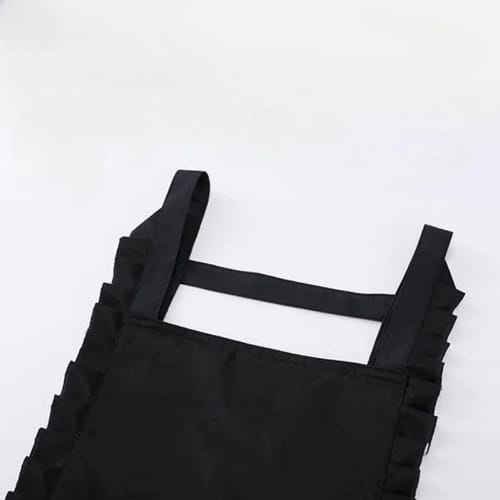 Delantal liso con 2 bolsillos al frente 