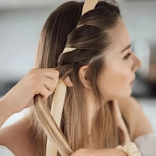 Rizador de Cabello Simple + broche + colitas 