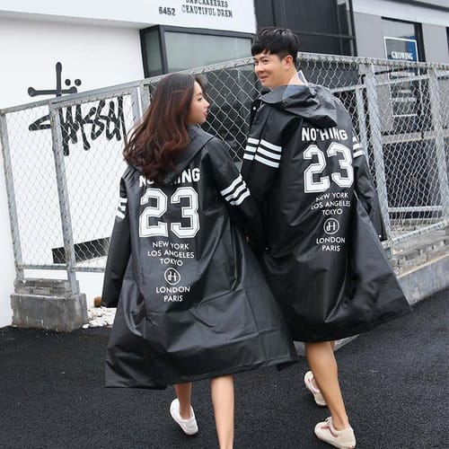 Capa de lluvia Unisex con Dorsal 23
