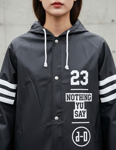 Capa de lluvia Unisex con Dorsal 23