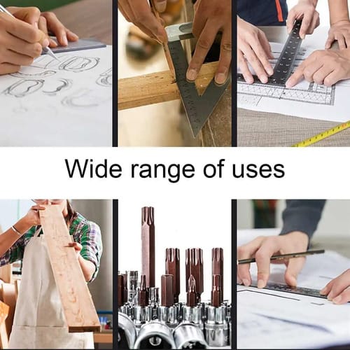 Escuadra  carpintero  uso  carpintería  o taller  de aluminio varios colores 