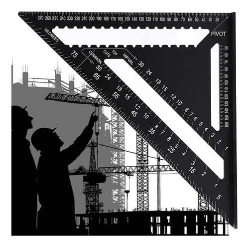 Escuadra  carpintero  uso  carpintería  o taller  de aluminio varios colores 