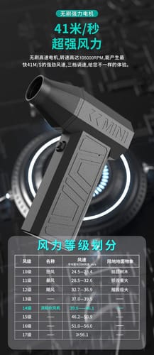 Soplador de aire pequeño de alta velocidad