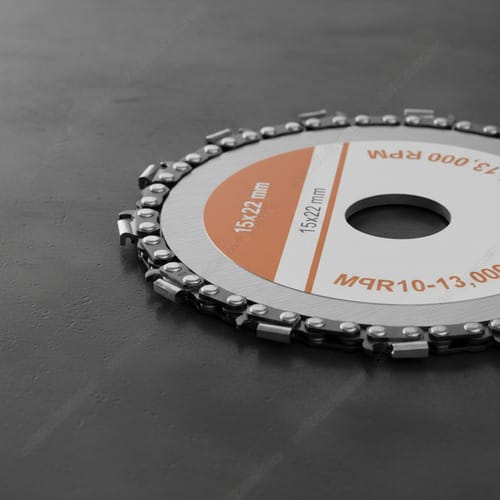 Disco Con Cadena Amoladora Angular Sierra Desbaste Madera