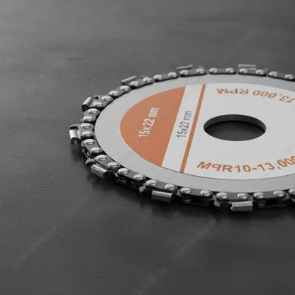 Disco Con Cadena Amoladora Angular Sierra Desbaste Madera