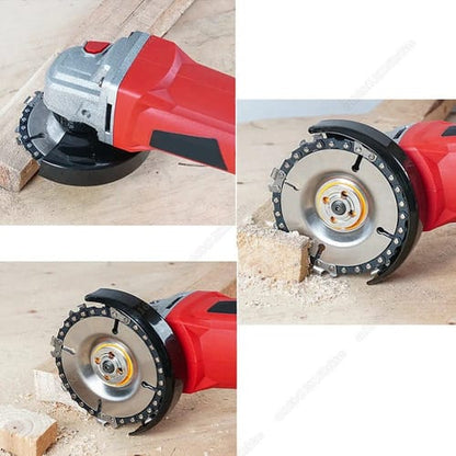 Disco Con Cadena Amoladora Angular Sierra Desbaste Madera