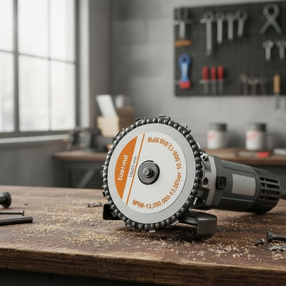 Disco Con Cadena Amoladora Angular Sierra Desbaste Madera