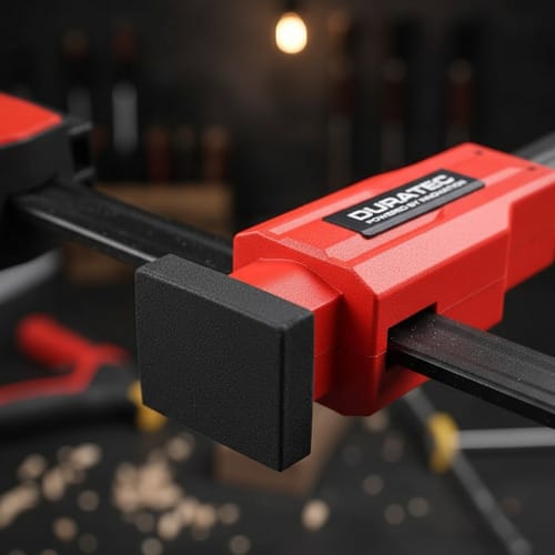 prensa carpintero con fijación lateral y cubierta protectora