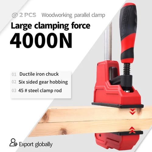 Prensa F Sargento Reforzada Carpintero Profesional apertura de 1.5 metros