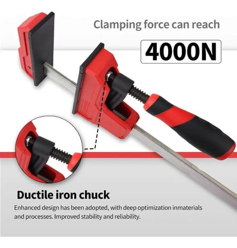 Prensa F Sargento Reforzada Carpintero Profesional apertura de 1.5 metros