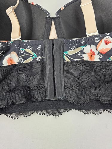 Bustier Promise corse floreado con encaje