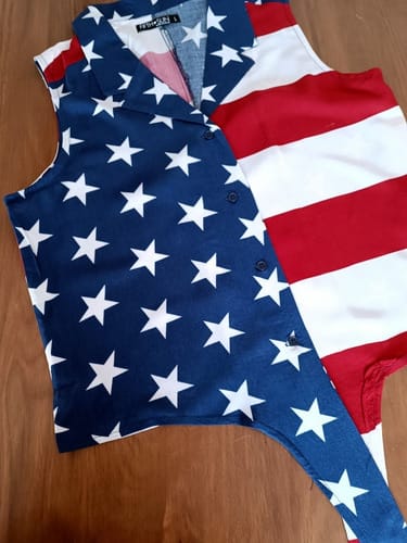 Camisa dama musculosa usa de atar