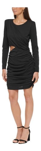 Vestido dama Guess panza abierta espalda fruncida