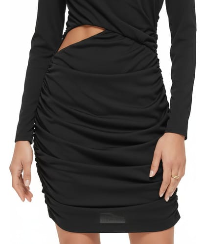 Vestido dama Guess panza abierta espalda fruncida