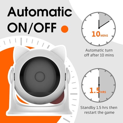 Juego laser automatico para gatos