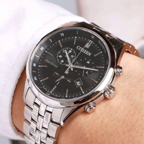 Nuevo título: Reloj Clásico Eco-drive Corso Para Hombre En Acero