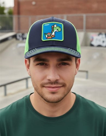 Gorra visera con parche Yoshi