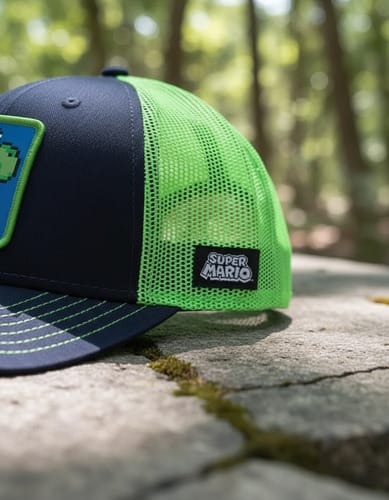 Gorra visera con parche Yoshi