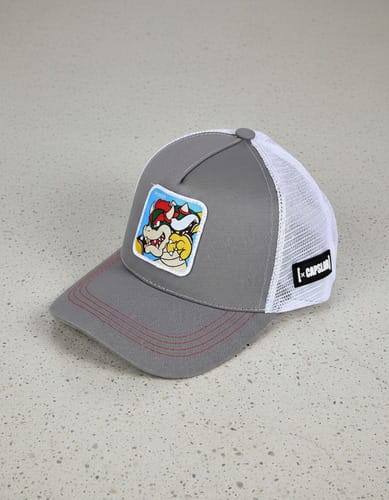 Gorra visera con parche Kupa - Gris