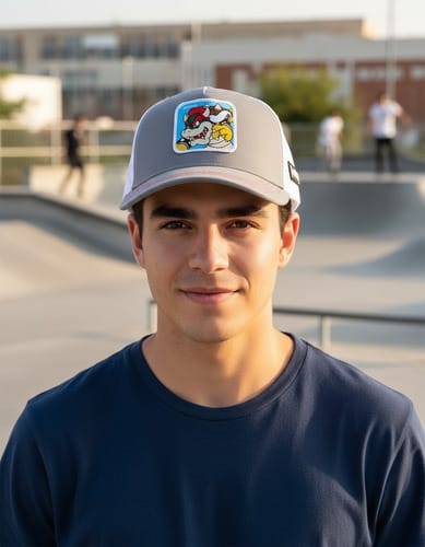 Gorra visera con parche Kupa