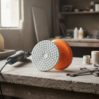 Disco para cerámica Mármol Angululador pulido  10 cm 