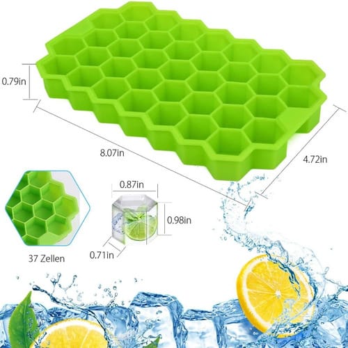 Cubetera hexagonal con tapa