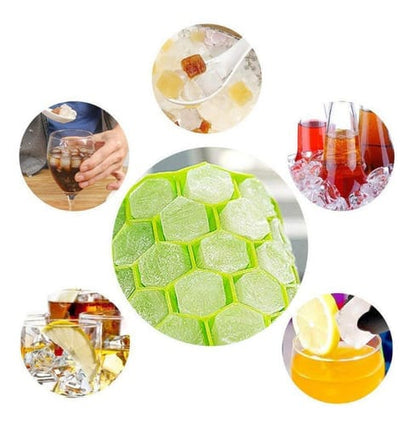 Cubetera hexagonal con tapa